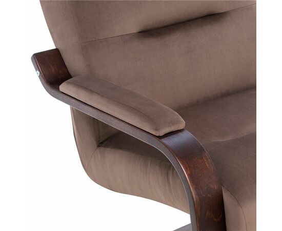 Кресло Оскар (Орех текстура/ткань V 23), изображение 4 | Интернет магазин мебели и декора LifeDekor