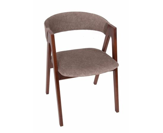 Кресло "Кира 1" (темный орех/ткань Айсберг корица), изображение 5 | Интернет магазин мебели и декора LifeDekor