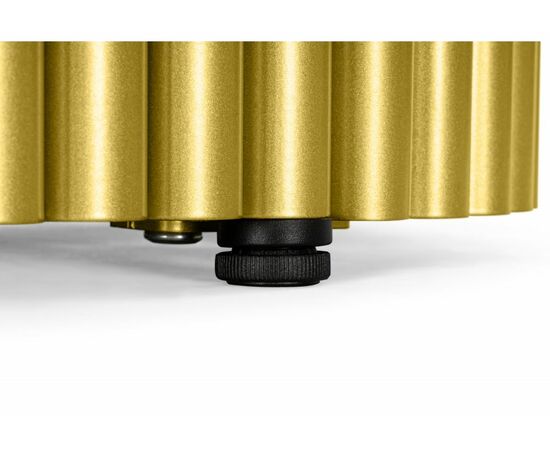 Стол деревянный Барон О 180 х 90 белая пленка шагрень / золотые ноги, изображение 6 | Интернет магазин мебели и декора LifeDekor