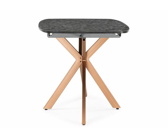 Стол деревянный Кортез 116(160)x77 раздвижной малави / медь, изображение 2 | Интернет магазин мебели и декора LifeDekor