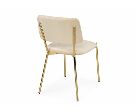 Стул на металлокаркасе Armond beige / gold, изображение 4 | Интернет магазин мебели и декора LifeDekor