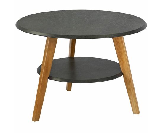 Стол журнальный BeautyStyle 17 серый бетон/бук | Интернет магазин мебели и декора LifeDekor