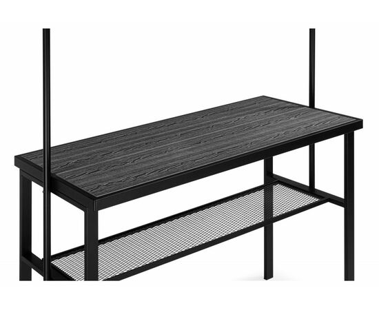 Барный стол Сари 120х50х171 дпк графит / черный, изображение 5 | Интернет магазин мебели и декора LifeDekor