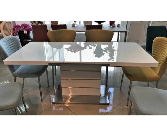 Стул SKY YELLOW/CHROME желтый, ткань М-City, изображение 4 | Интернет магазин мебели и декора LifeDekor