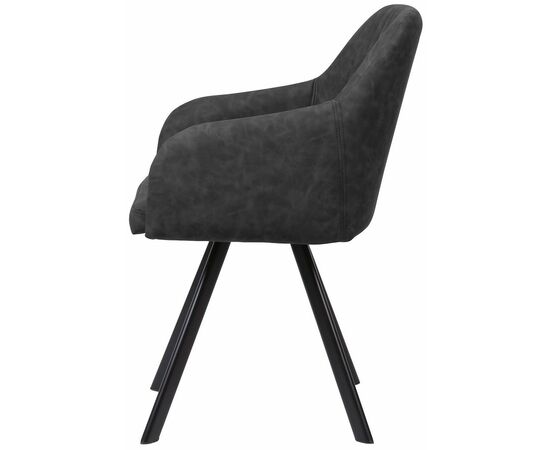 Стул TRAVIS RU-08 PU антрацит, экокожа М-City, изображение 3 | Интернет магазин мебели и декора LifeDekor