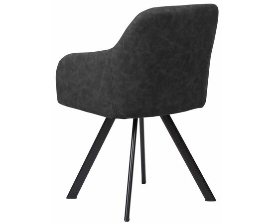 Стул TRAVIS RU-08 PU антрацит, экокожа М-City, изображение 2 | Интернет магазин мебели и декора LifeDekor