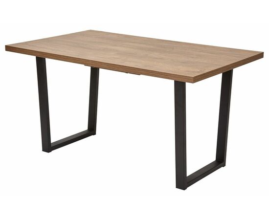 Стол ЛОФТ 160 Дуб Канзас/ Черный М-City | Интернет магазин мебели и декора LifeDekor