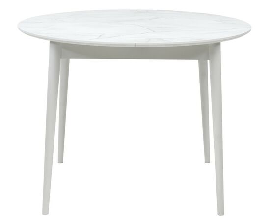 Стол BOLERO 105 см Белый Мрамор, HPL / Белый М-City, изображение 5 | Интернет магазин мебели и декора LifeDekor