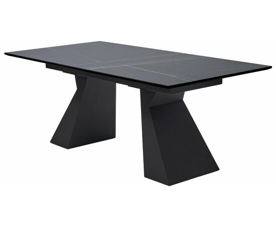Стол БОГАРТ 200 TITANIUM BLACK PULIDO, керамика / Черный М-City | Интернет магазин мебели и декора LifeDekor