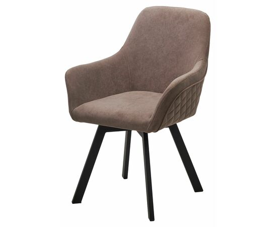 Стул JET, цвет B5 Капучино, велюр / черный каркас, поворот.360 град. М-City | Интернет магазин мебели и декора LifeDekor