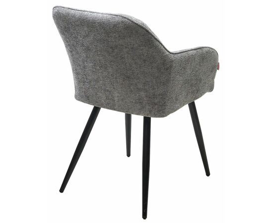 Стул REFLET 3018-17 серый, шенилл / черный каркас, ®DISAUR, изображение 6 | Интернет магазин мебели и декора LifeDekor