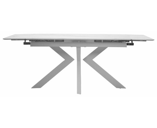 Стол Кентукки 3 БЕЛЫЙ МРАМОР, стекло / БЕЛЫЙ, М-City, изображение 12 | Интернет магазин мебели и декора LifeDekor