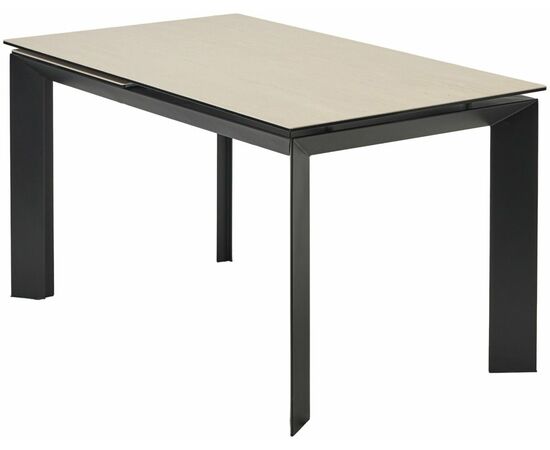 Стол CREMONA 140 TL-142, испанская керамика/ черный каркас, ®DISAUR | Интернет магазин мебели и декора LifeDekor