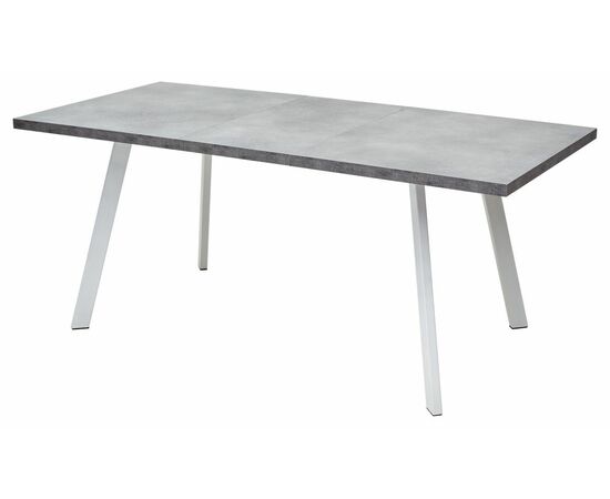 Стол BRICK M 140 Бетон Портленд/ Белый М-City | Интернет магазин мебели и декора LifeDekor