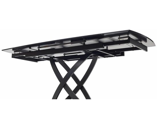 Стол FOGGIA 140 KL-136 Серый мрамор матовый, итальянская керамика/ черный каркас М-City, изображение 13 | Интернет магазин мебели и декора LifeDekor