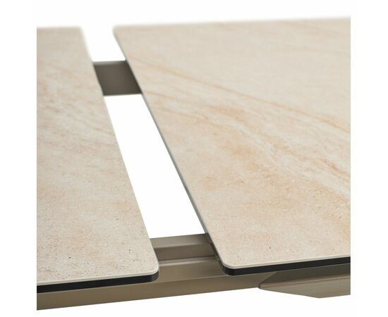 Стол CREMONA 140 KL-105, итальянская керамика / Тауп, ®DISAUR, изображение 4 | Интернет магазин мебели и декора LifeDekor