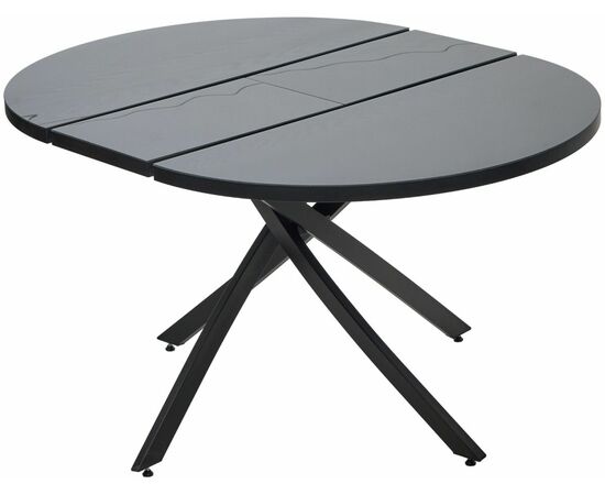 Стол ДАРИО D110 раскладной Черный, стекло/ Черный каркас М-City, изображение 9 | Интернет магазин мебели и декора LifeDekor