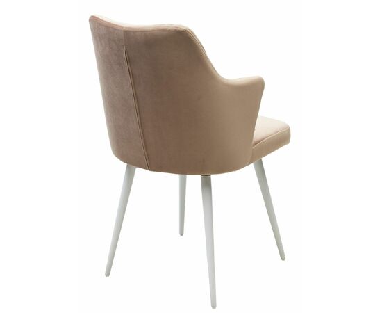 Стул HERMAN 360 град. БЕЖЕВЫЙ #5, велюр / белый каркас М-City, изображение 7 | Интернет магазин мебели и декора LifeDekor