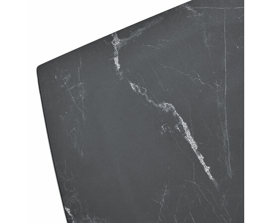 Стол FOGGIA 140 KL-116 Черный мрамор матовый, итальянская керамика/ черный каркас М-City, изображение 6 | Интернет магазин мебели и декора LifeDekor