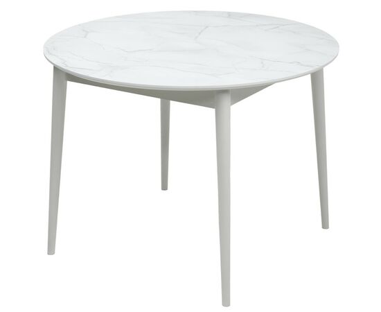Стол BOLERO 105 см Белый Мрамор, HPL / Белый М-City, изображение 6 | Интернет магазин мебели и декора LifeDekor