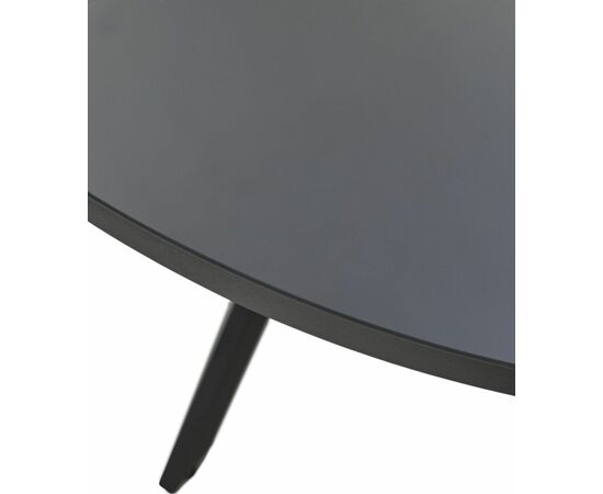 Стол ДАРИО D110 раскладной Черный, стекло/ Черный каркас М-City, изображение 7 | Интернет магазин мебели и декора LifeDekor