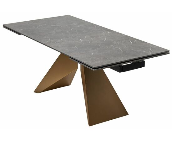 Стол ALES 180 BLACK GRAVE SOLID CERAMIC, керамика / бронзовый М-City, изображение 12 | Интернет магазин мебели и декора LifeDekor