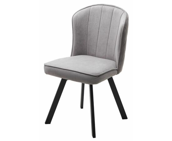 Стул MODE, цвет B22 Серый, велюр / черный каркас, поворот.360 град. М-City | Интернет магазин мебели и декора LifeDekor