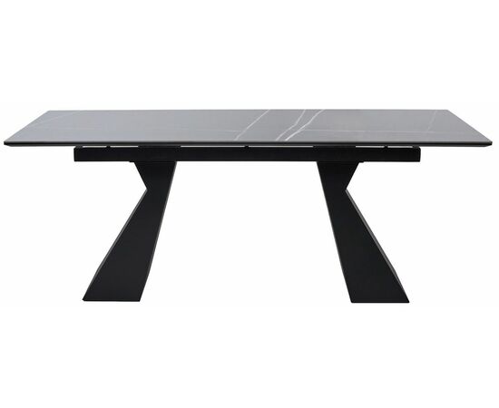 Стол БОГАРТ 200 TITANIUM BLACK PULIDO, керамика / Черный М-City, изображение 8 | Интернет магазин мебели и декора LifeDekor