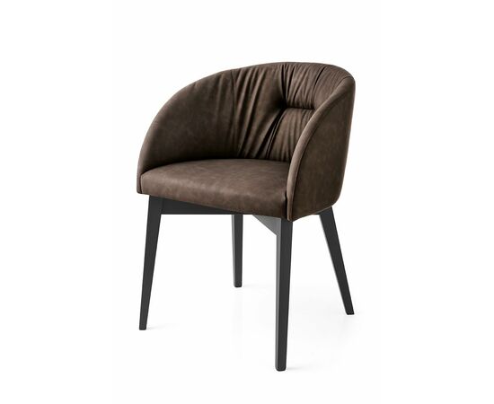 Стул ROSIE SOFT CB/1910, BCH P132 GRAPHITE/ VENICE S0G SOIL BROWN | Интернет магазин мебели и декора LifeDekor