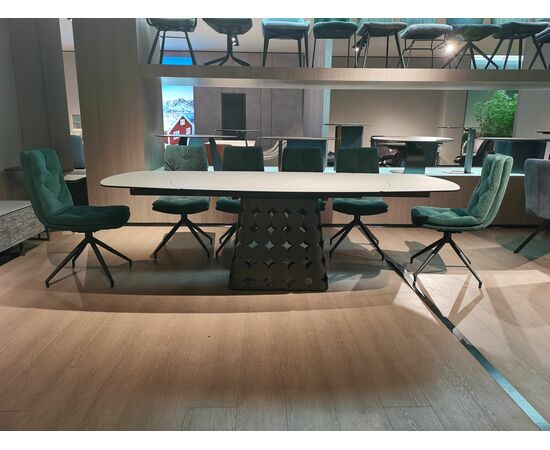 Стол LORENS 150 TL-58, испанская керамика / Темно-серый, изображение 2 | Интернет магазин мебели и декора LifeDekor