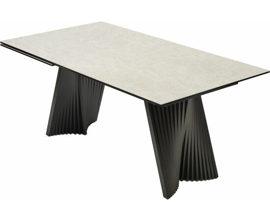 Стол YOAKIM 180 TL-102 Бежевый мрамор, испанская керамика / Темно-серый каркас, ®DISAUR, изображение 16 | Интернет магазин мебели и декора LifeDekor