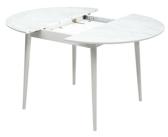 Стол BOLERO 105 см Белый Мрамор, HPL / Белый М-City, изображение 8 | Интернет магазин мебели и декора LifeDekor