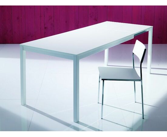 Стол MAGO (01.34) 100/140*70*Н75 см (М313/ M313/М313 сер-кор.композит+L072ал) | Интернет магазин мебели и декора LifeDekor