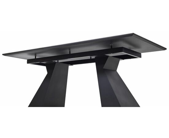 Стол БОГАРТ 200 TITANIUM BLACK PULIDO, керамика / Черный М-City, изображение 7 | Интернет магазин мебели и декора LifeDekor