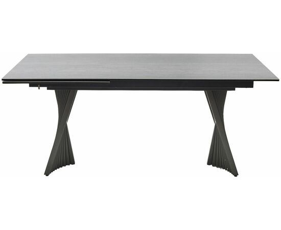 Стол YOAKIM 180 цвет 1704 Темно-серый мрамор, керамика / Темно-серый каркас, ®DISAUR, изображение 6 | Интернет магазин мебели и декора LifeDekor