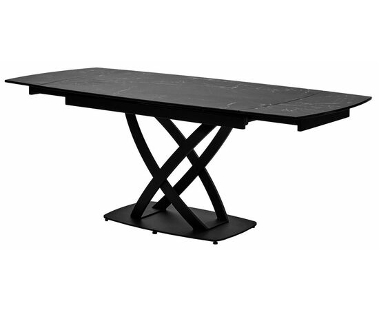 Стол FOGGIA 140 KL-116 Черный мрамор матовый, итальянская керамика/ черный каркас М-City, изображение 9 | Интернет магазин мебели и декора LifeDekor