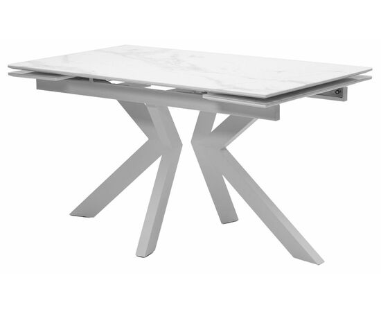 Стол Кентукки 3 БЕЛЫЙ МРАМОР, стекло / БЕЛЫЙ, М-City | Интернет магазин мебели и декора LifeDekor