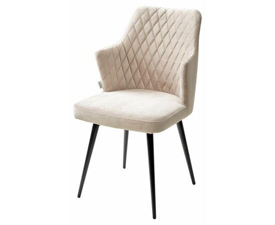 Стул HERMAN 360 град. ЛАТТЕ #25, велюр / черный каркас М-City | Интернет магазин мебели и декора LifeDekor