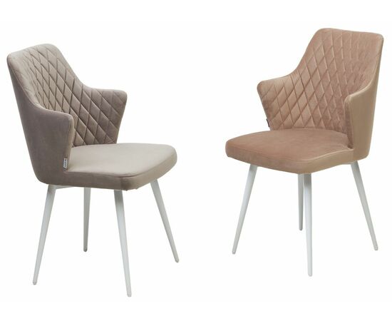 Стул HERMAN 360 град. ЛАТТЕ #25, велюр / белый каркас М-City, изображение 4 | Интернет магазин мебели и декора LifeDekor