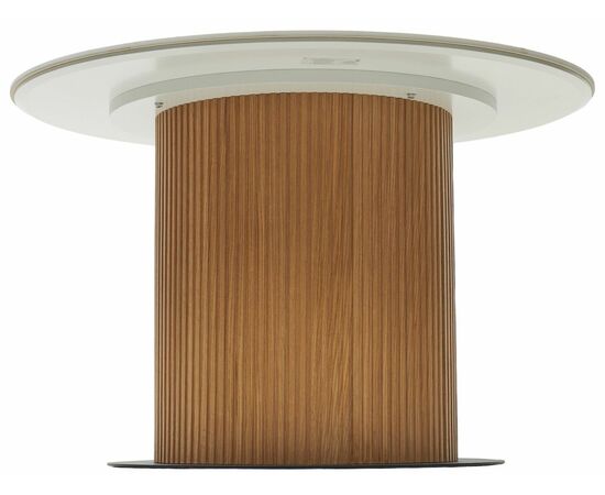 Стол MESA D120 цвет БЕЛЫЙ МРАМОР M326 / Каркас OAK, ®DISAUR, изображение 8 | Интернет магазин мебели и декора LifeDekor