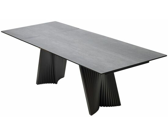 Стол YOAKIM 180 цвет 1704 Темно-серый мрамор, керамика / Темно-серый каркас, ®DISAUR, изображение 13 | Интернет магазин мебели и декора LifeDekor