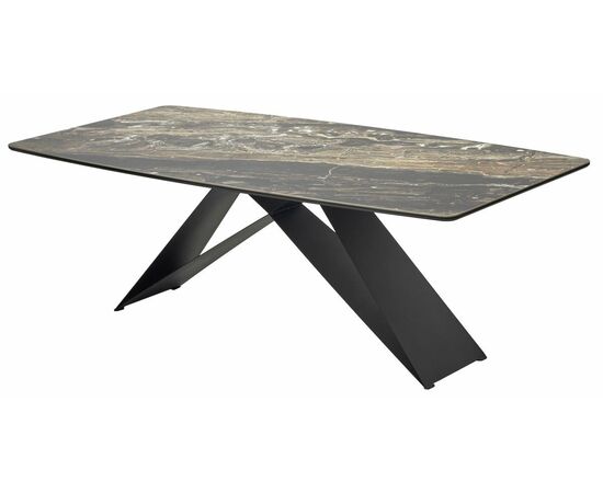 Стол МАРСЕЛЬ 220 RITCHER DOVE Amadeus, керамика / Черный М-City, изображение 7 | Интернет магазин мебели и декора LifeDekor