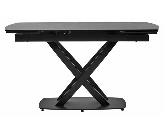 Стол FOGGIA 140 KL-116 Черный мрамор матовый, итальянская керамика/ черный каркас М-City, изображение 12 | Интернет магазин мебели и декора LifeDekor