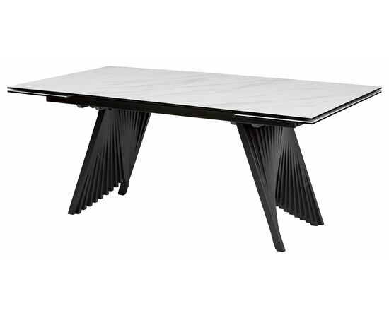 Стол IVAR 180 MARBLES KL-99 Белый мрамор, итальянская керамика М-City | Интернет магазин мебели и декора LifeDekor