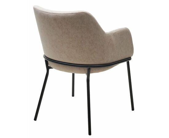 Стул АЛИСТЕР, цвет RAIN 2 какао велюр / черный каркас М-City, изображение 6 | Интернет магазин мебели и декора LifeDekor