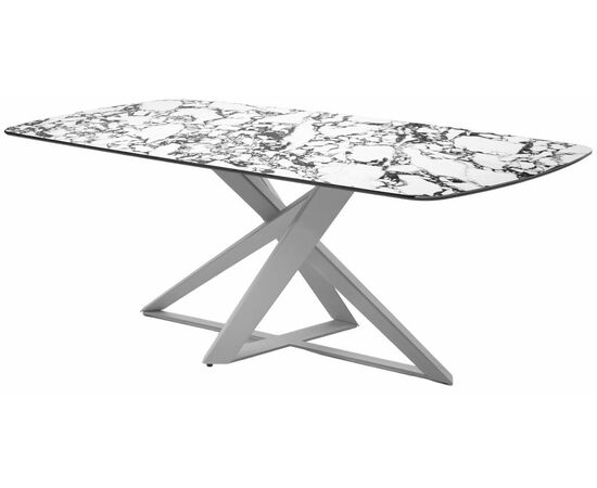 Стол VICENZA 220 BULGARI WHITE, керамика / белый М-City | Интернет магазин мебели и декора LifeDekor