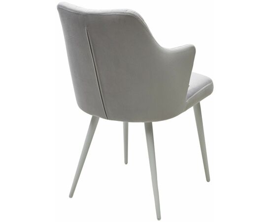 Стул HERMAN 360 град. BM-4 СВЕТЛО-СЕРЫЙ, велюр / белый каркас М-City, изображение 5 | Интернет магазин мебели и декора LifeDekor