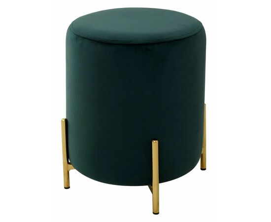 Пуф для гостиной RICE BLUVEL-78 GREEN / GOLD М-City | Интернет магазин мебели и декора LifeDekor