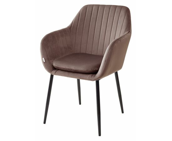 Стул ALABAMA BLUVEL-38 LATTE, велюр / черный каркас М-City | Интернет магазин мебели и декора LifeDekor