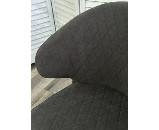 Стул ХИЛТОН, цвет B28 Темно-серый, велюр / черный каркас М-City, изображение 5 | Интернет магазин мебели и декора LifeDekor